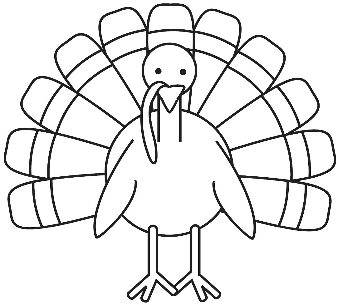 Turkey coloring pages to download and print for free
