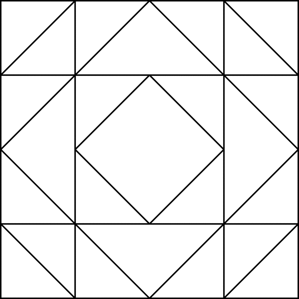 Quilt coloring pages to download and print for free