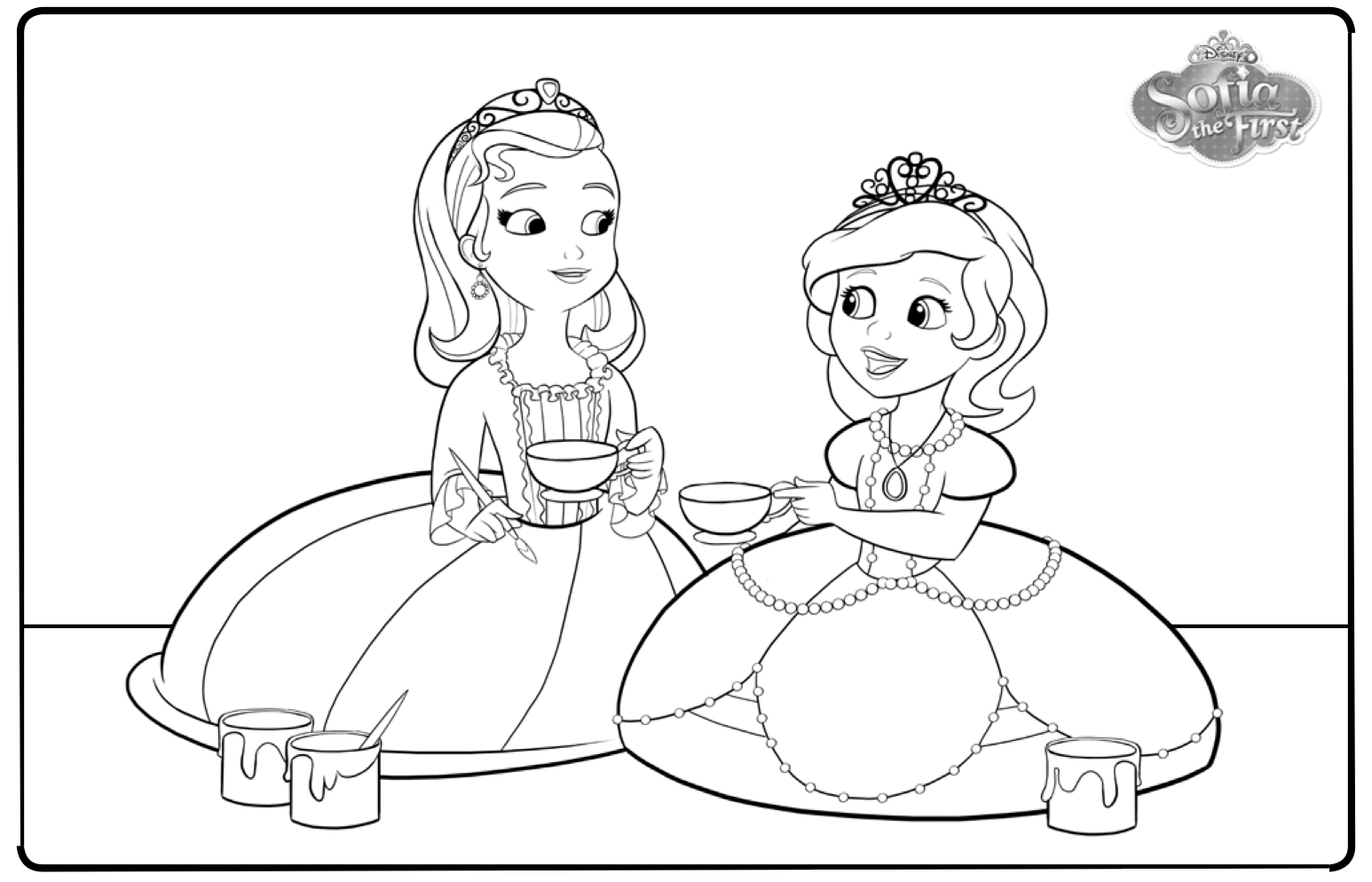 Princess amber coloring pages download and print for free