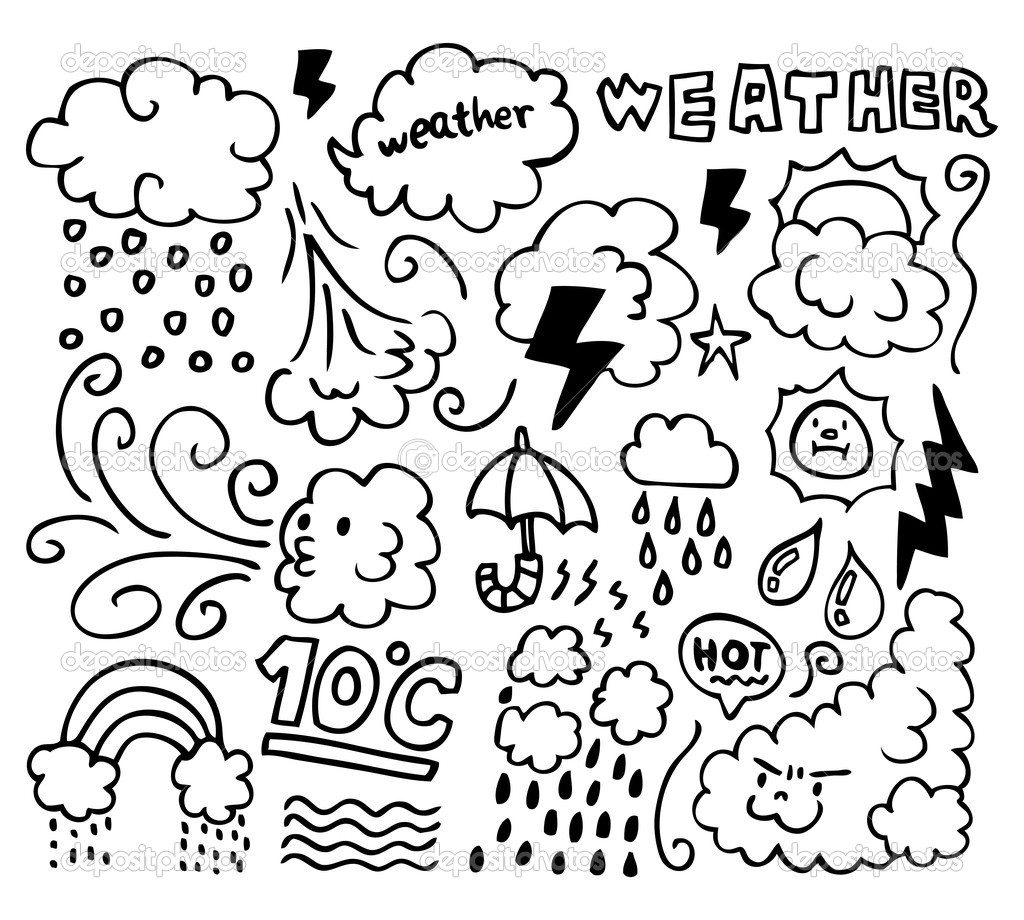 Weather coloring pages to download and print for free