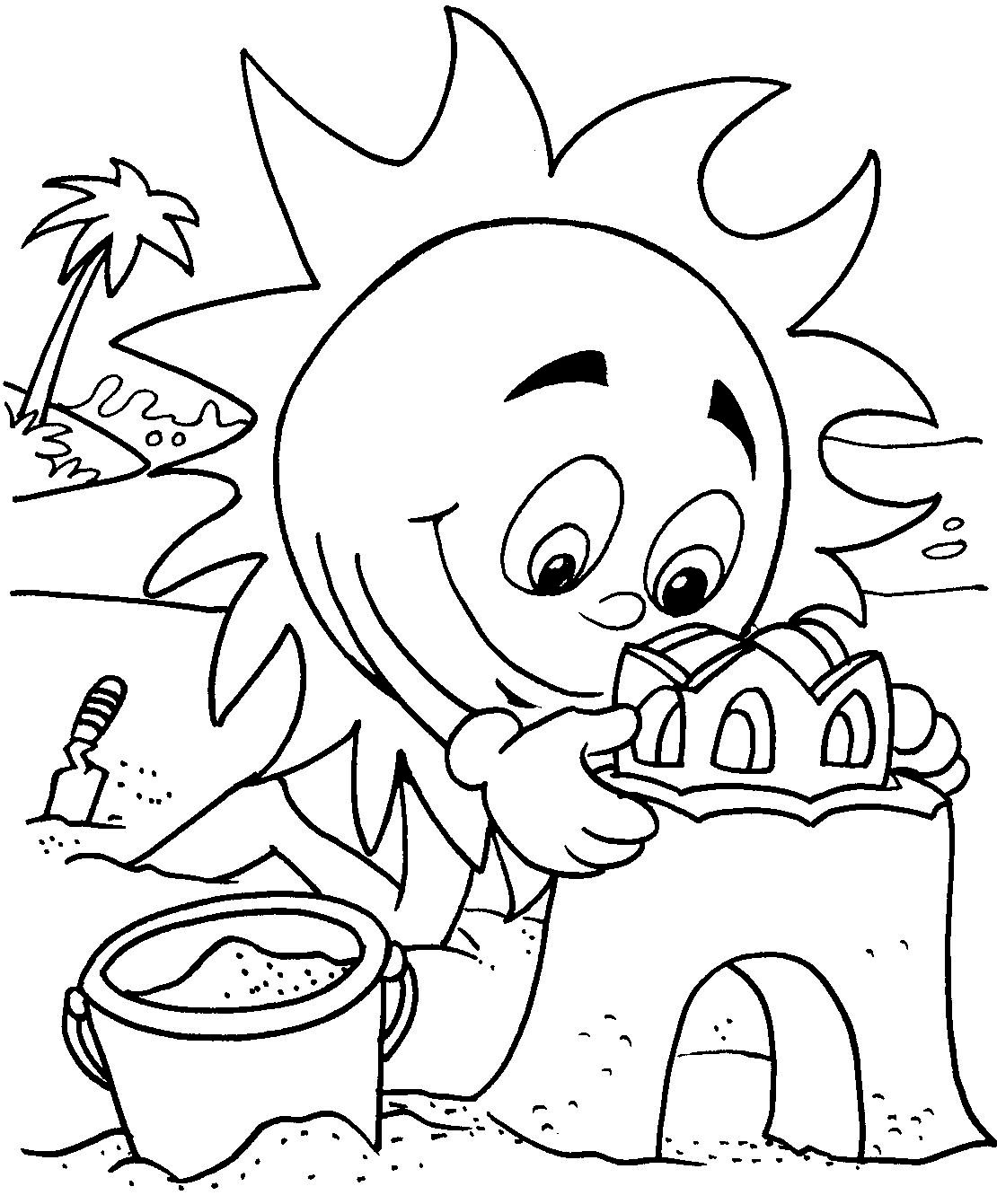 Summer coloring pages to download and print for free