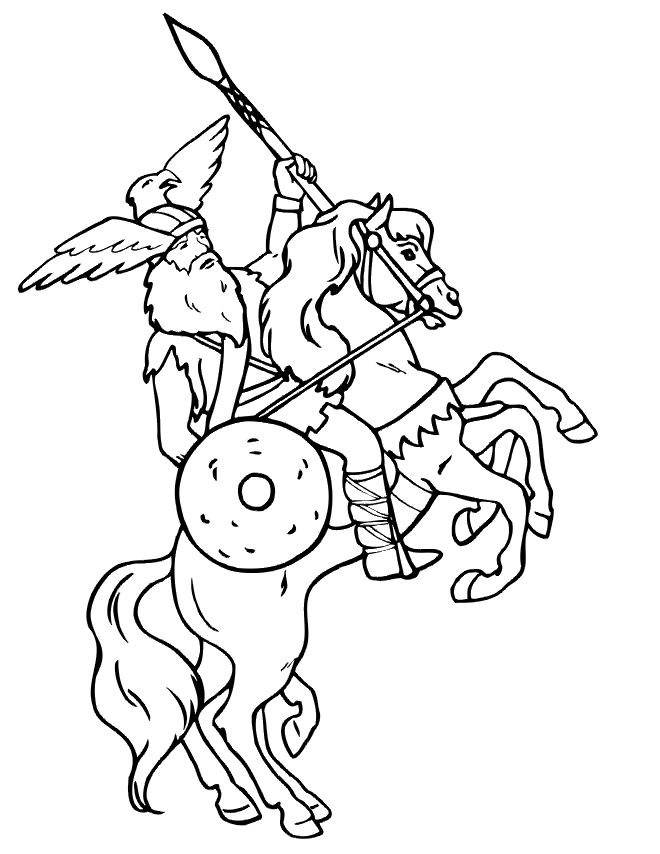 Viking coloring pages to download and print for free