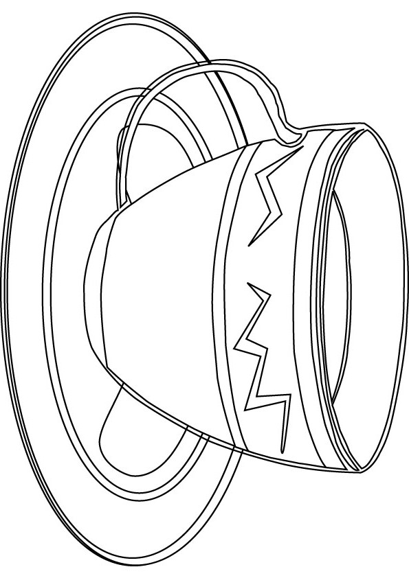 Cups coloring pages download and print for free