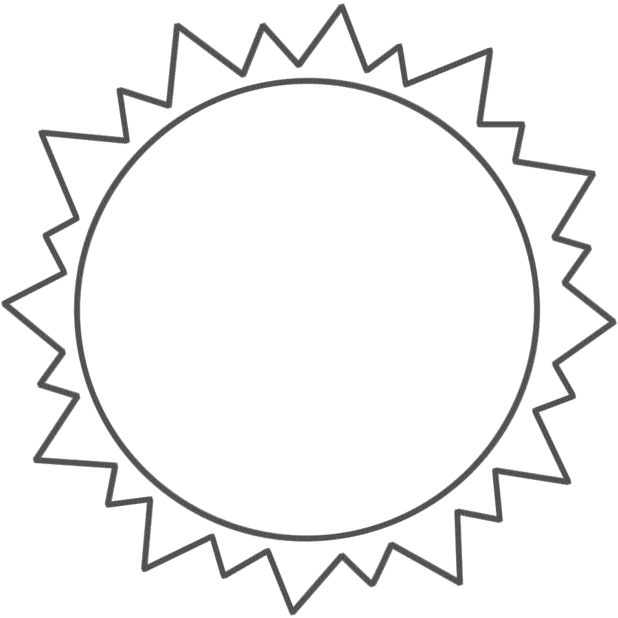 Sun coloring pages to download and print for free