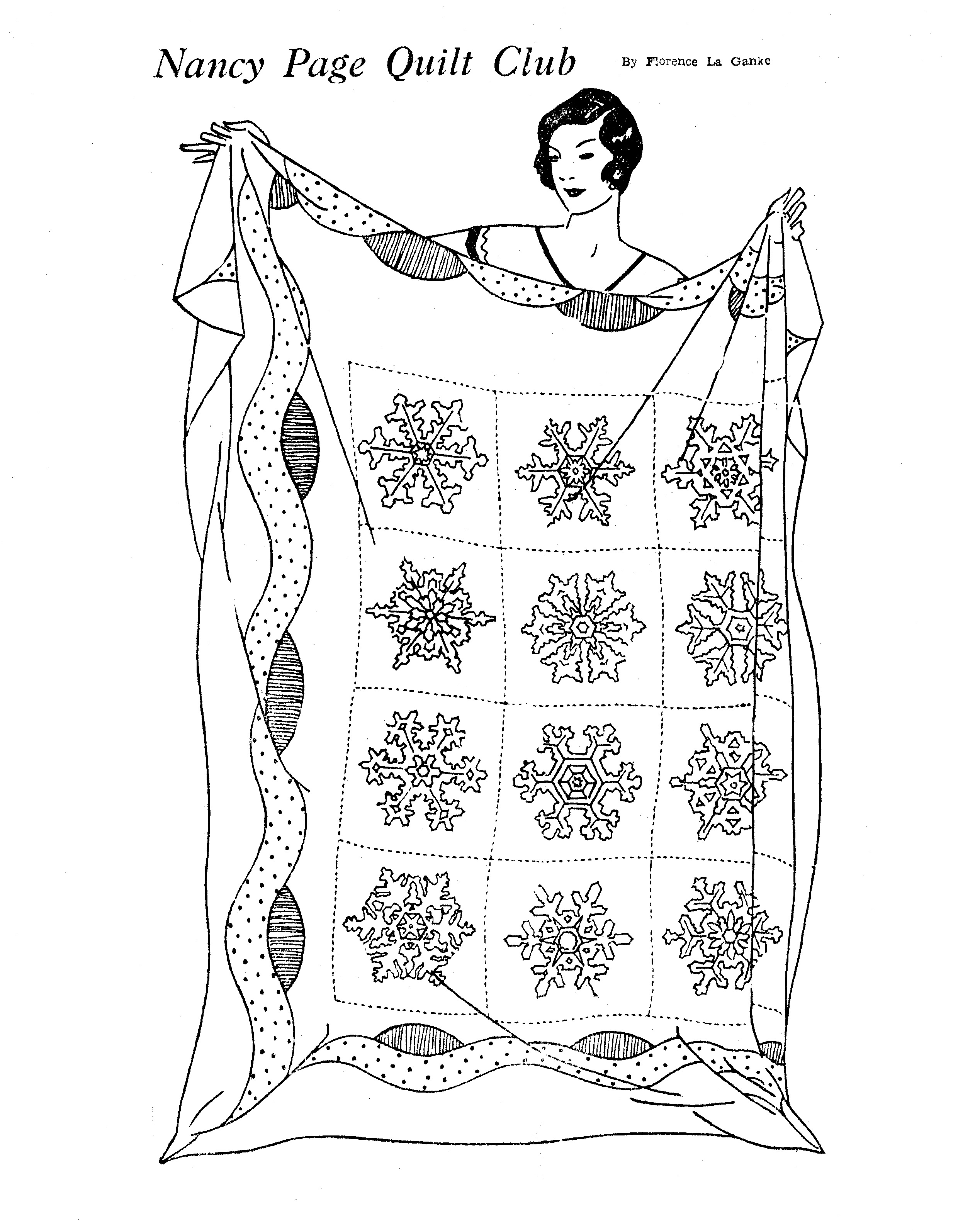 Quilt coloring pages to download and print for free