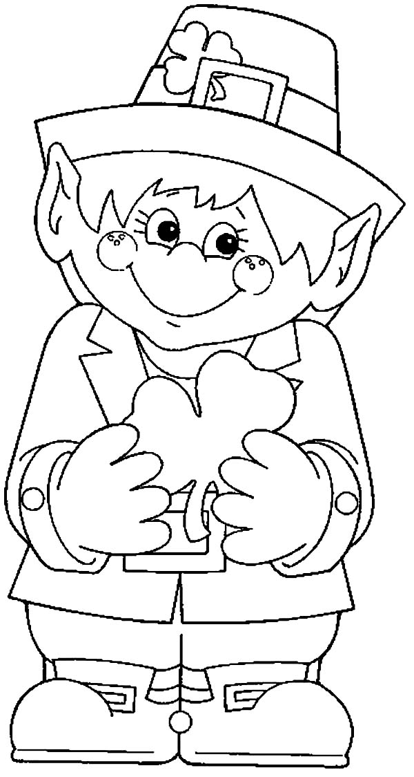 Leprechaun coloring pages to download and print for free