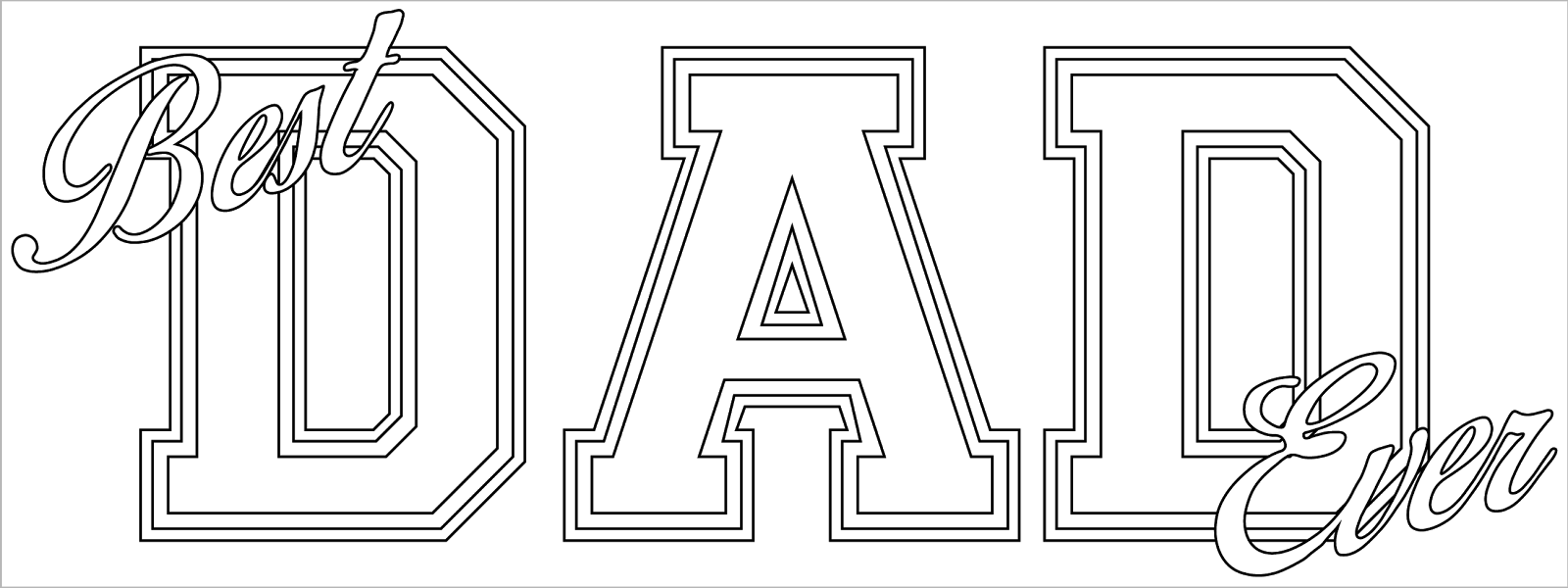 Dad coloring pages to download and print for free