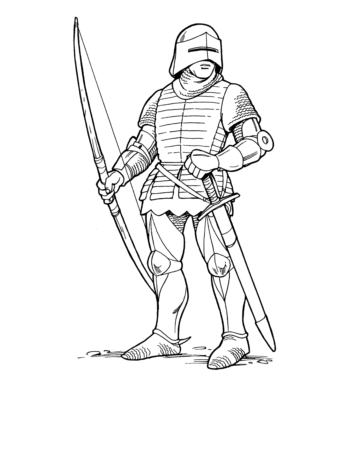 Coloring page Norman Archer