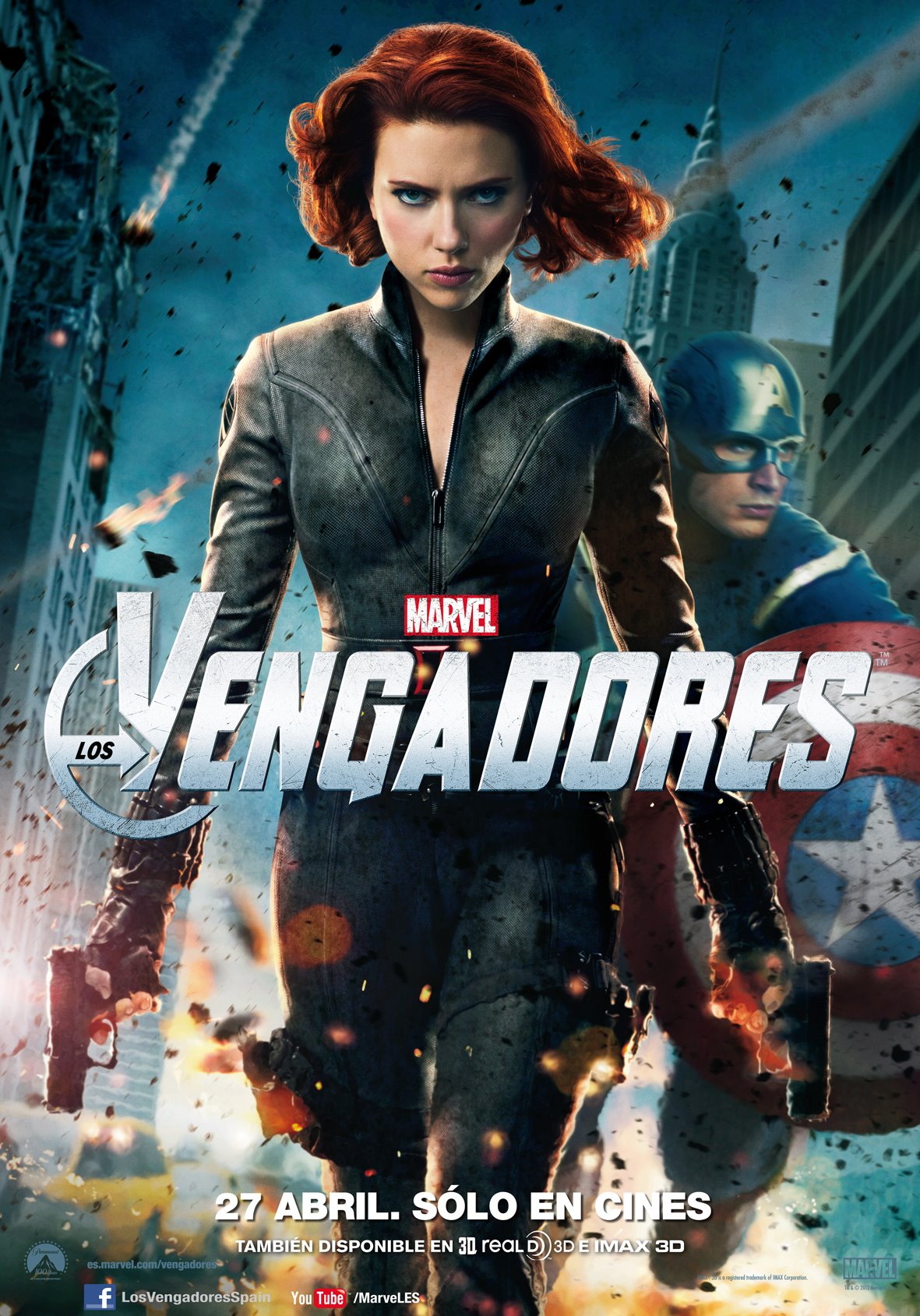 LOS VENGADORES Featurette La Viuda Negra Comics en 8mm
