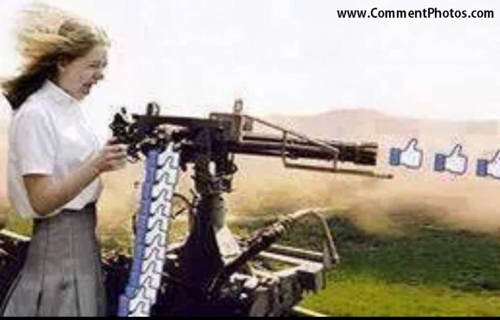 Machine Gun Likes Hitting Likes with Machine gun