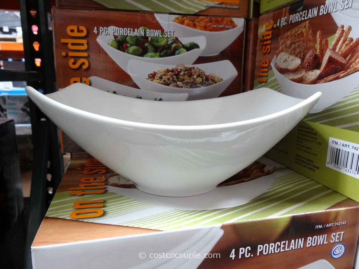 Over and Back Porcelain Bowl Set