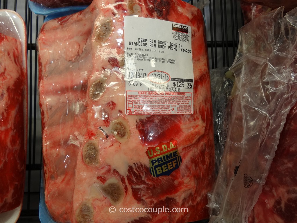 Kirkland Signature BoneIn Standing Rib Roast