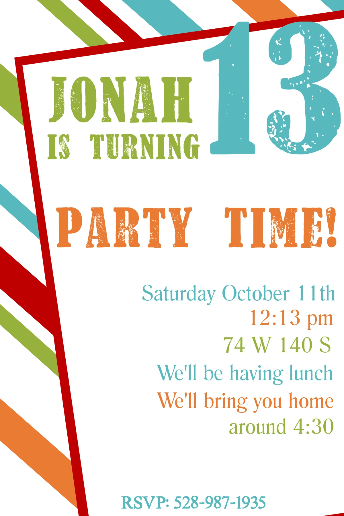Free Printable Birthday Invitation Templates
