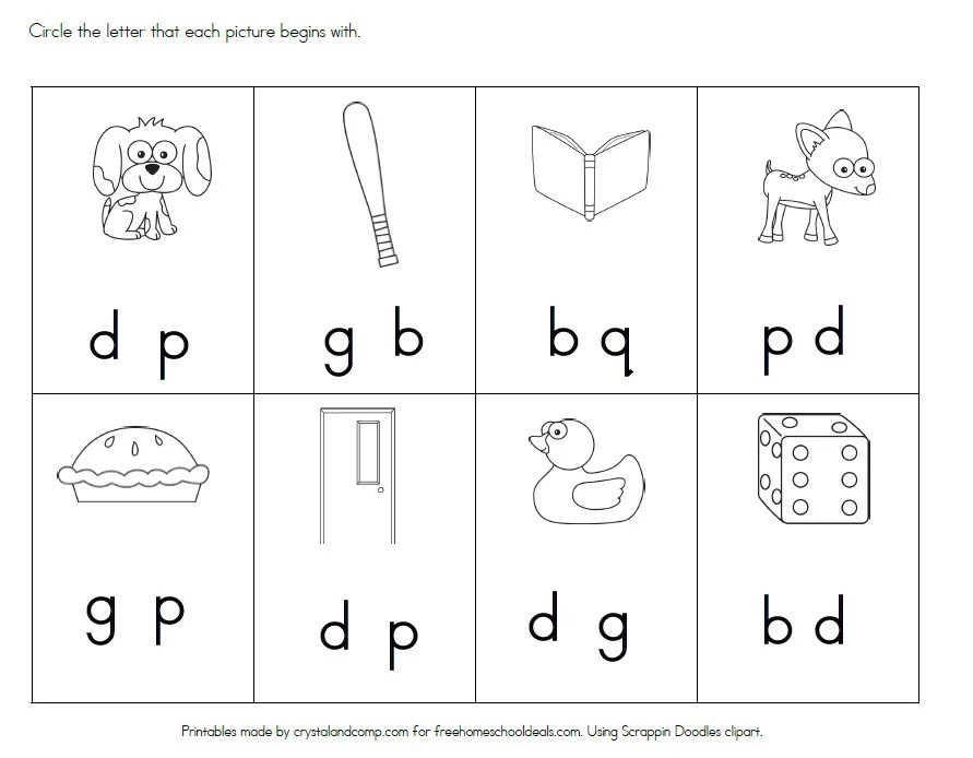 FREE LETTER D WORKSHEETS (Instant Download) Free