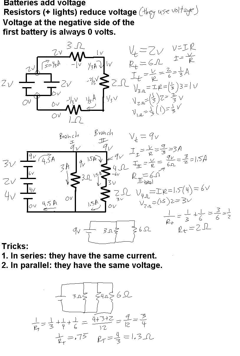 V R And I In Series Circuits Worksheet + My PDF Collection