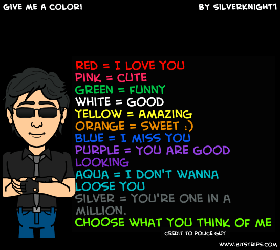 give me a color! Bitstrips