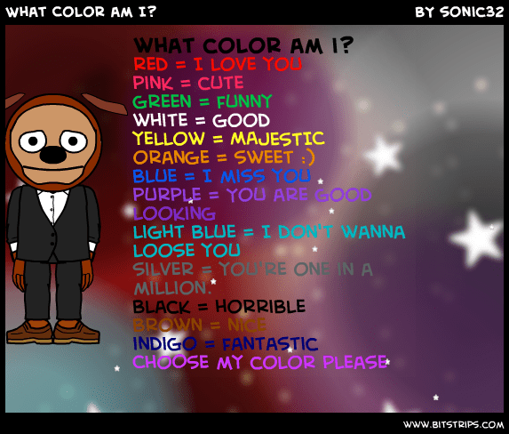 What Color am I? Bitstrips