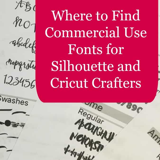 Where to Find Commercial Use Fonts Cutting for Business