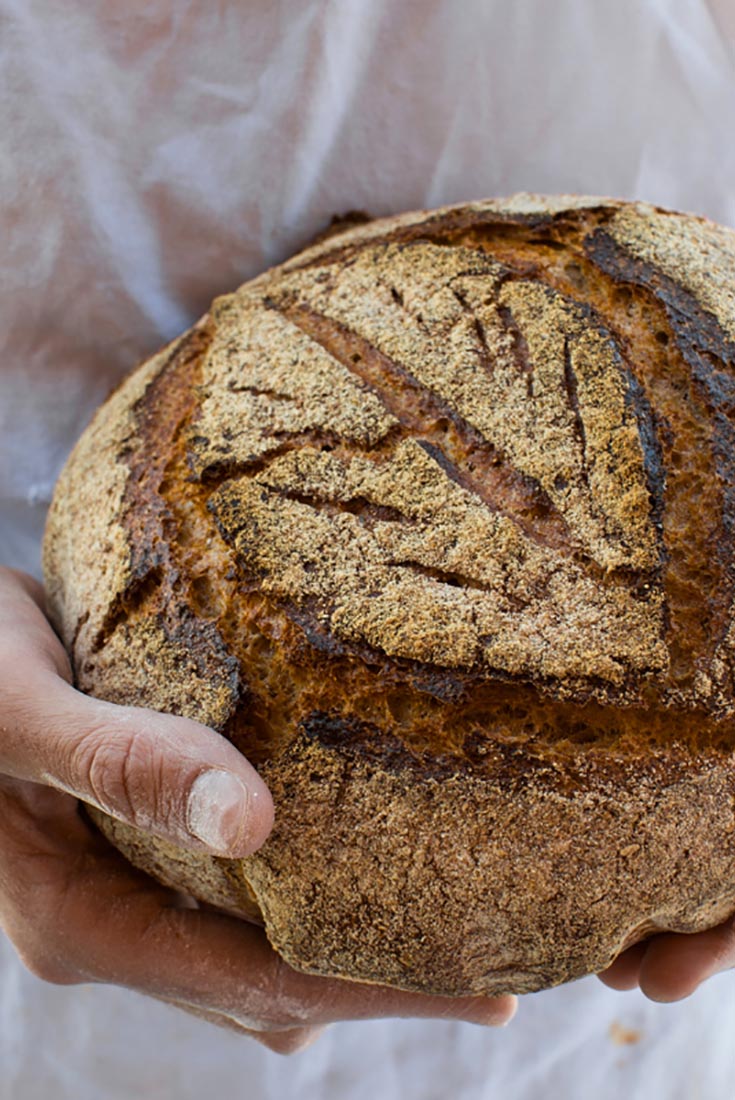 FreshMilled Miche Recipe King Arthur Flour