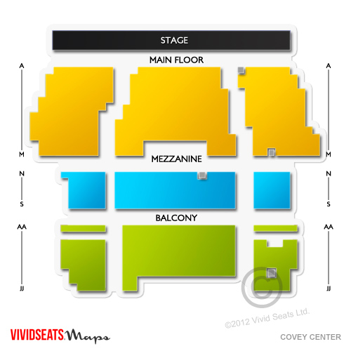 Covey Center for the Arts Seating Chart Vivid Seats