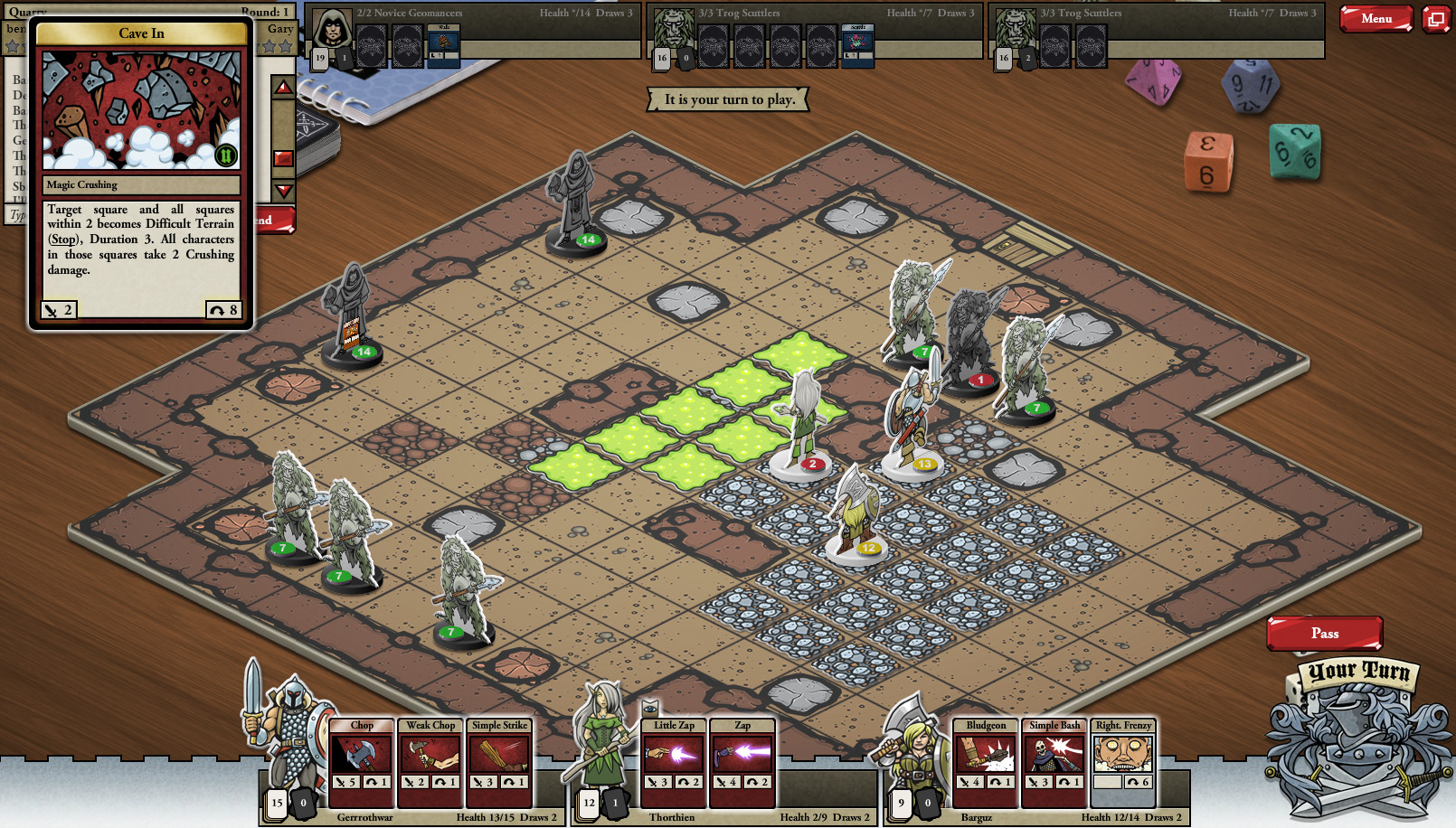 Card Game Interface RPG Maker Forums