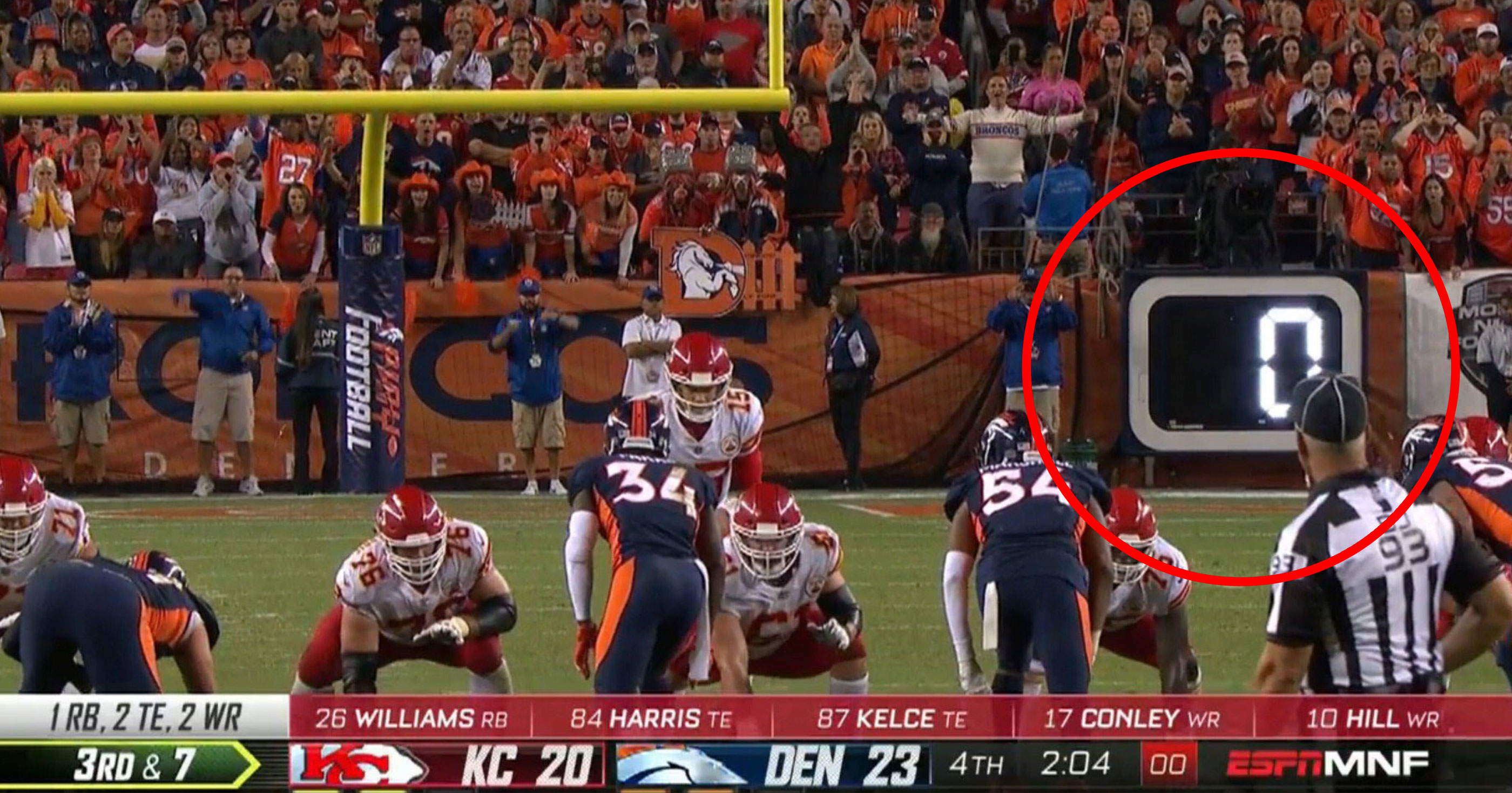 Refs Admit They Missed Delay Of Game Penalty On The Chiefs