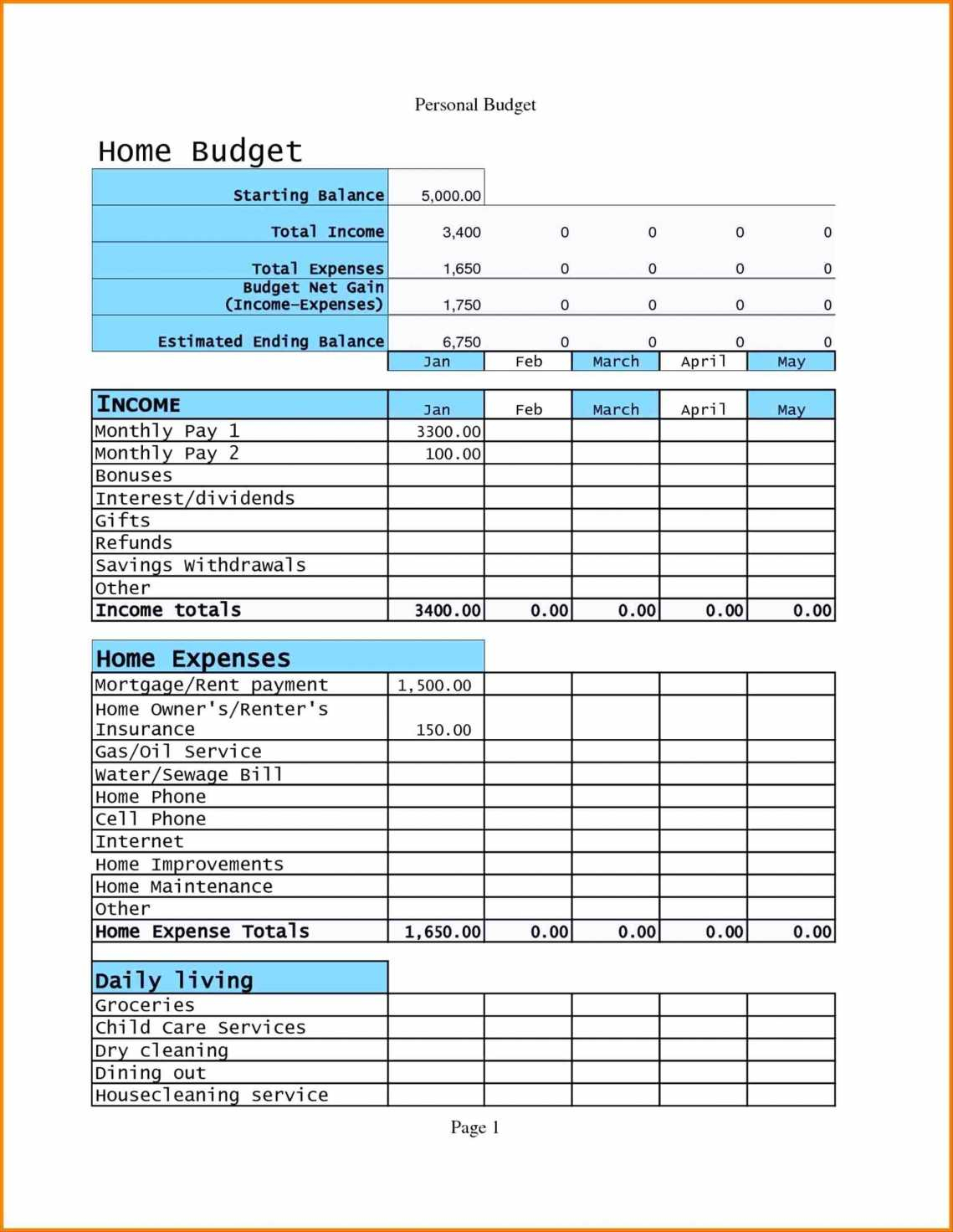 Construction Project Cost Estimate Template Excel Example of Spreadshee