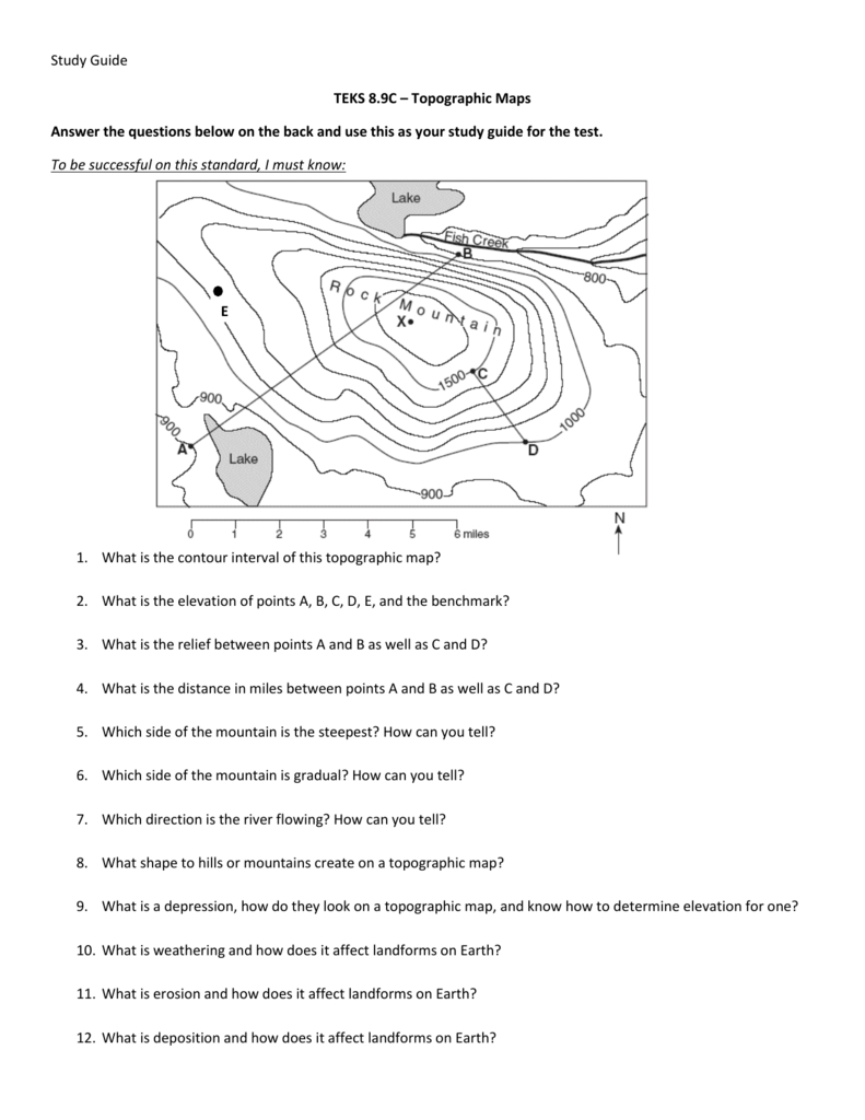 Topographic Maps: Lesson for Kids Video & Lesson Transcript