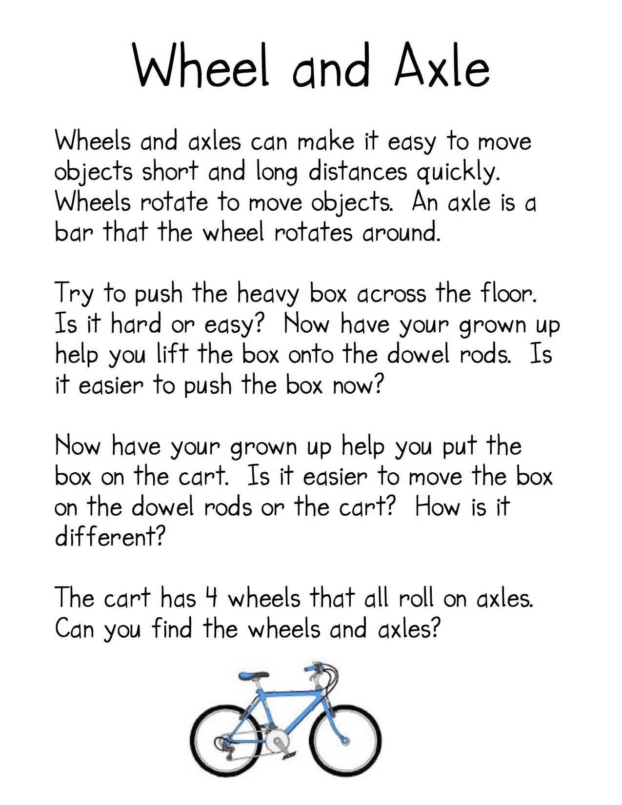 Simple Machines Kindergarten Nana