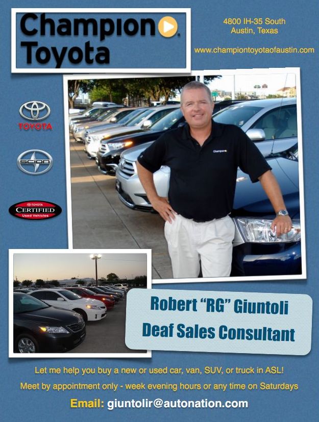 New And Used Cars Trucks Deaf Sales Consultant Deaf Network Of Texas