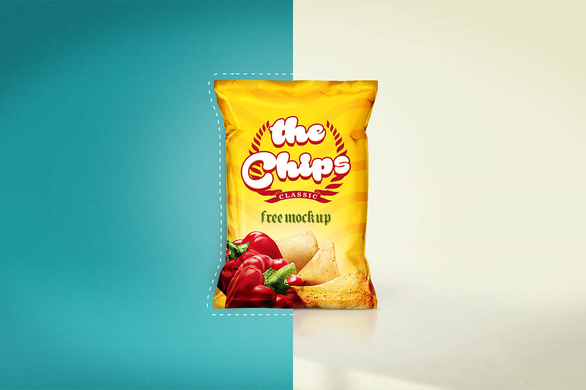 Chips Bag Free Mockup — Discounted