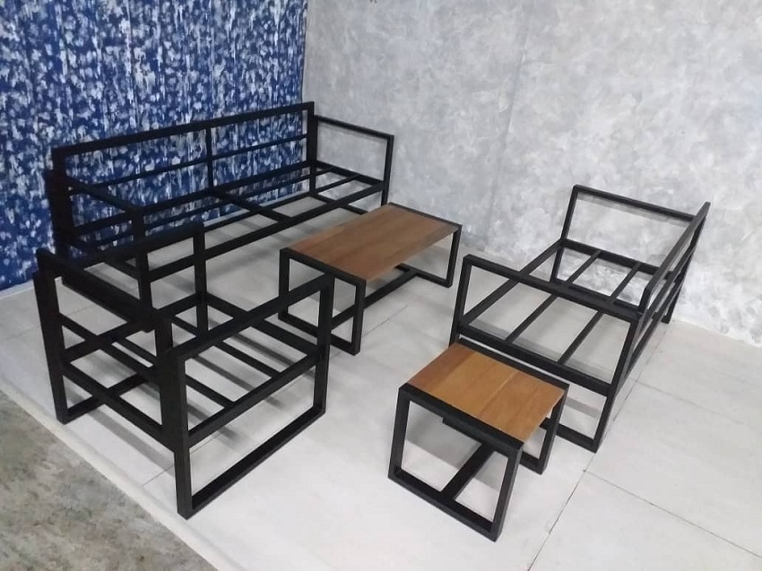 Kylie Metal Sofa Set, Metal Furniture Supplier Malaysia, Metal Sofa Sets