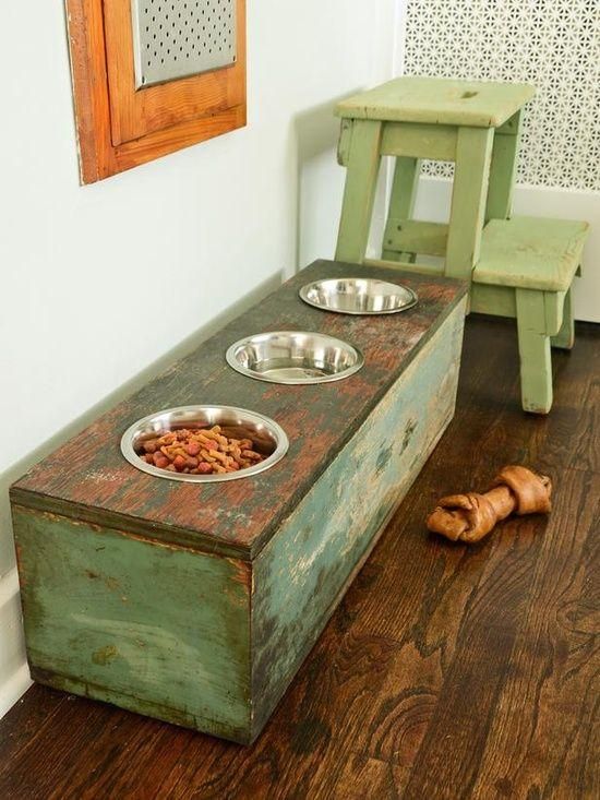 22 Clever DIY Projects For Pet Food Stations DesignBump