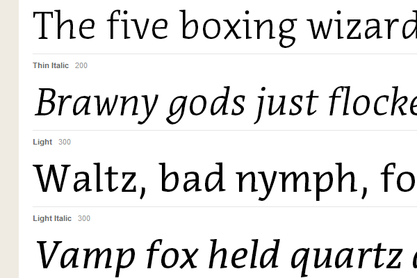 30 Beautiful Typekit Web Fonts to use in Design Projects