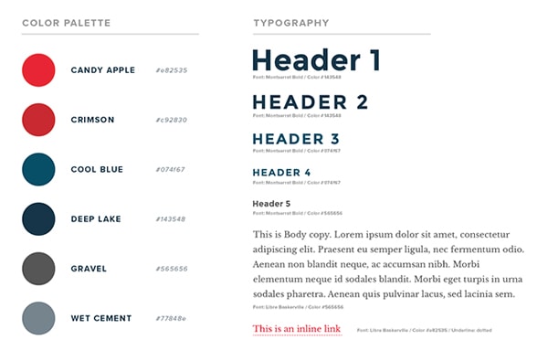 How To Create a Web Design Style Guide Designmodo