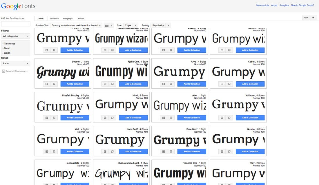 Typekit vs. Google Fonts Pros and Cons Design Shack