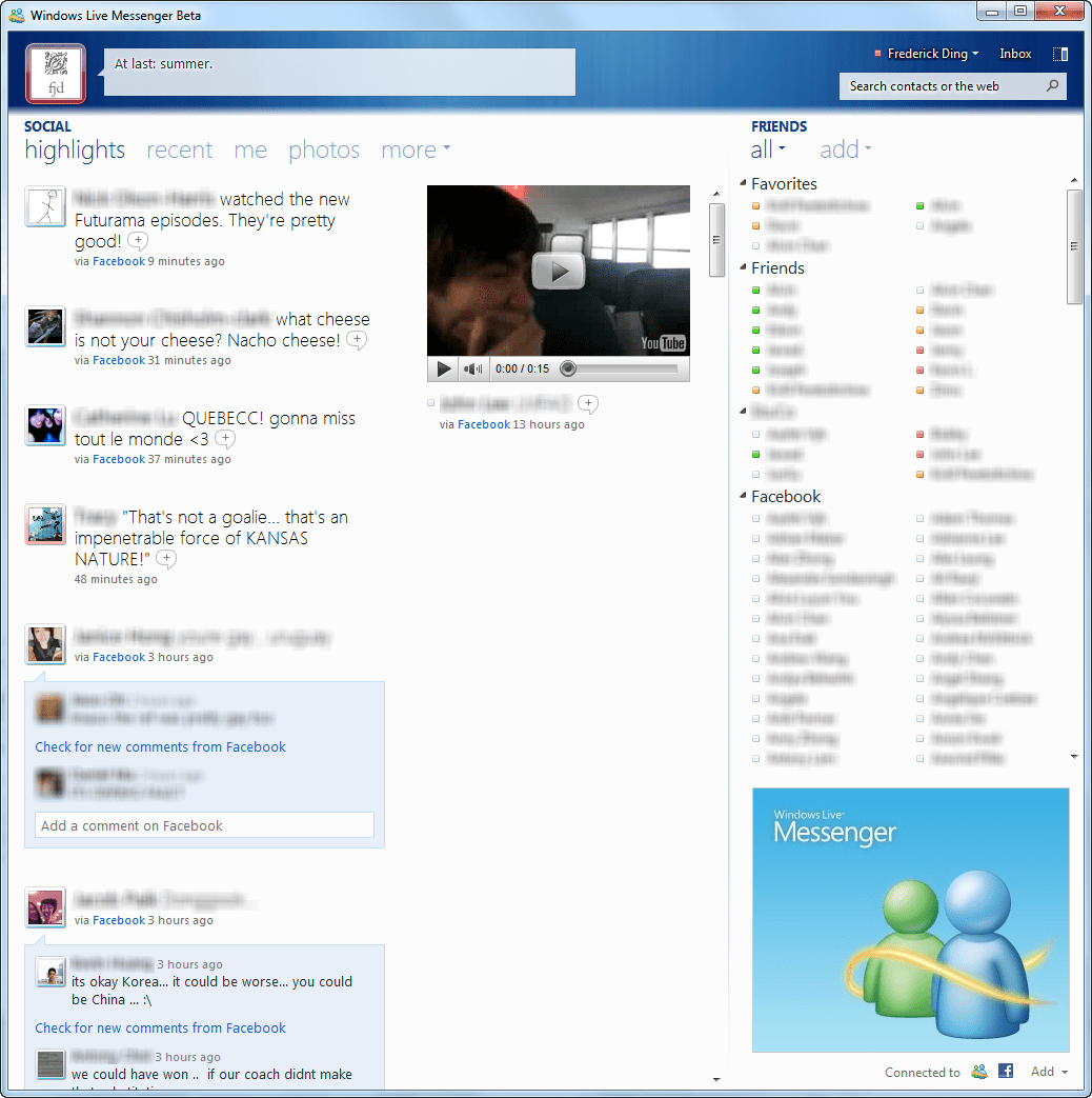 Windows Live Essentials Wave 4 — Messenger