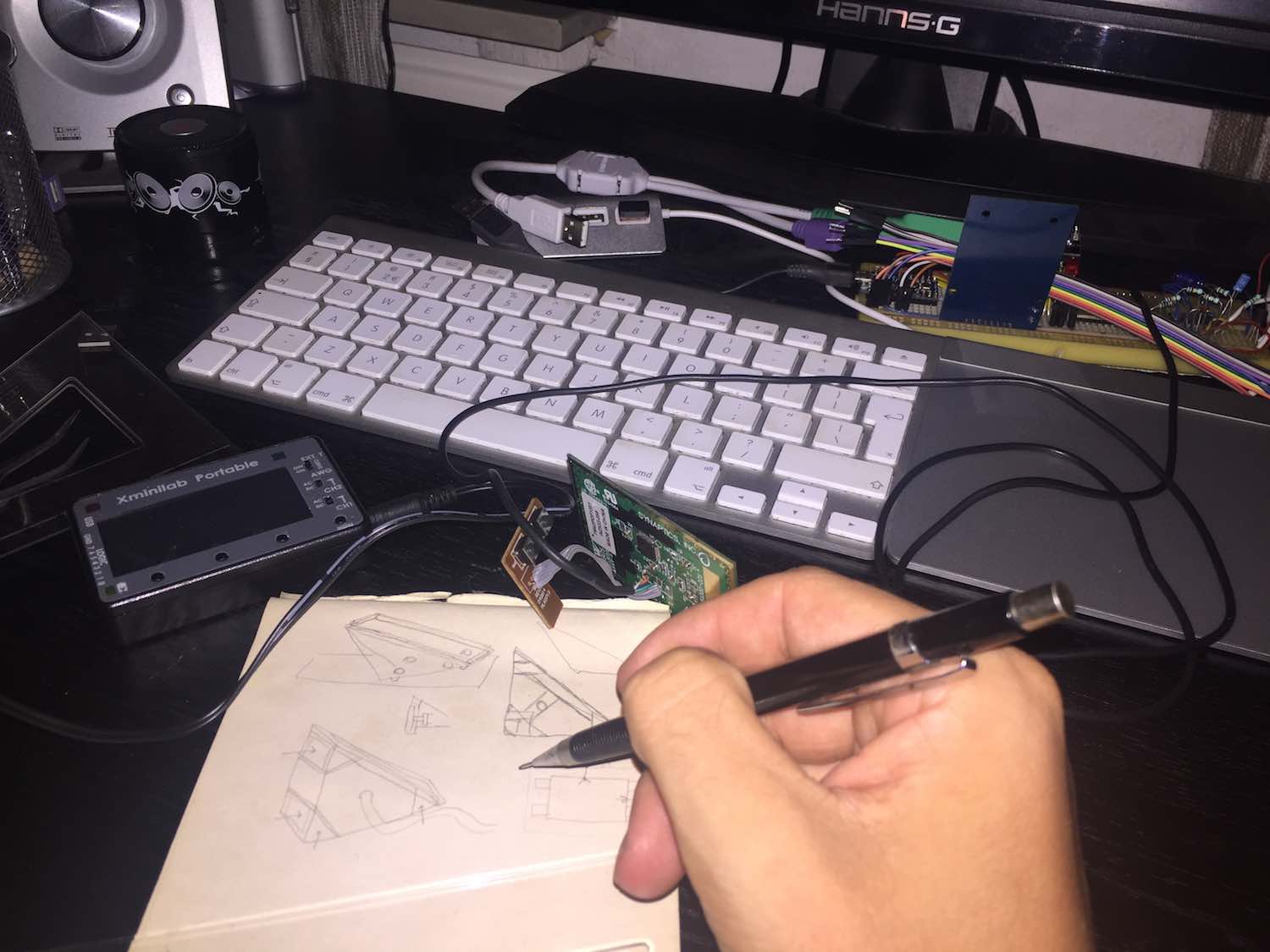 Drawing of RSI free mouse