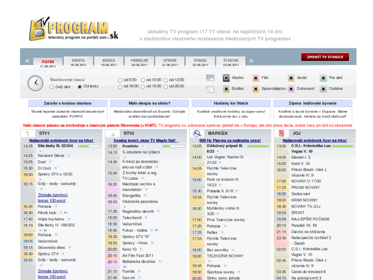 Program tv dnes déčko / Lidl letak 15.5.