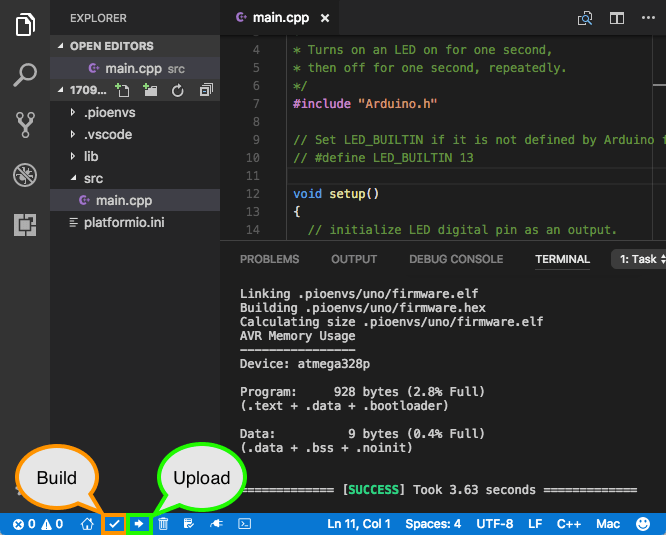 PlatformIO IDE for VSCode — PlatformIO 4.1.0b1 documentation