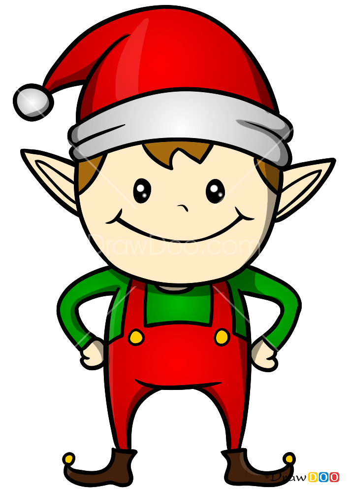 How to Draw Cartoon Elf, Elves