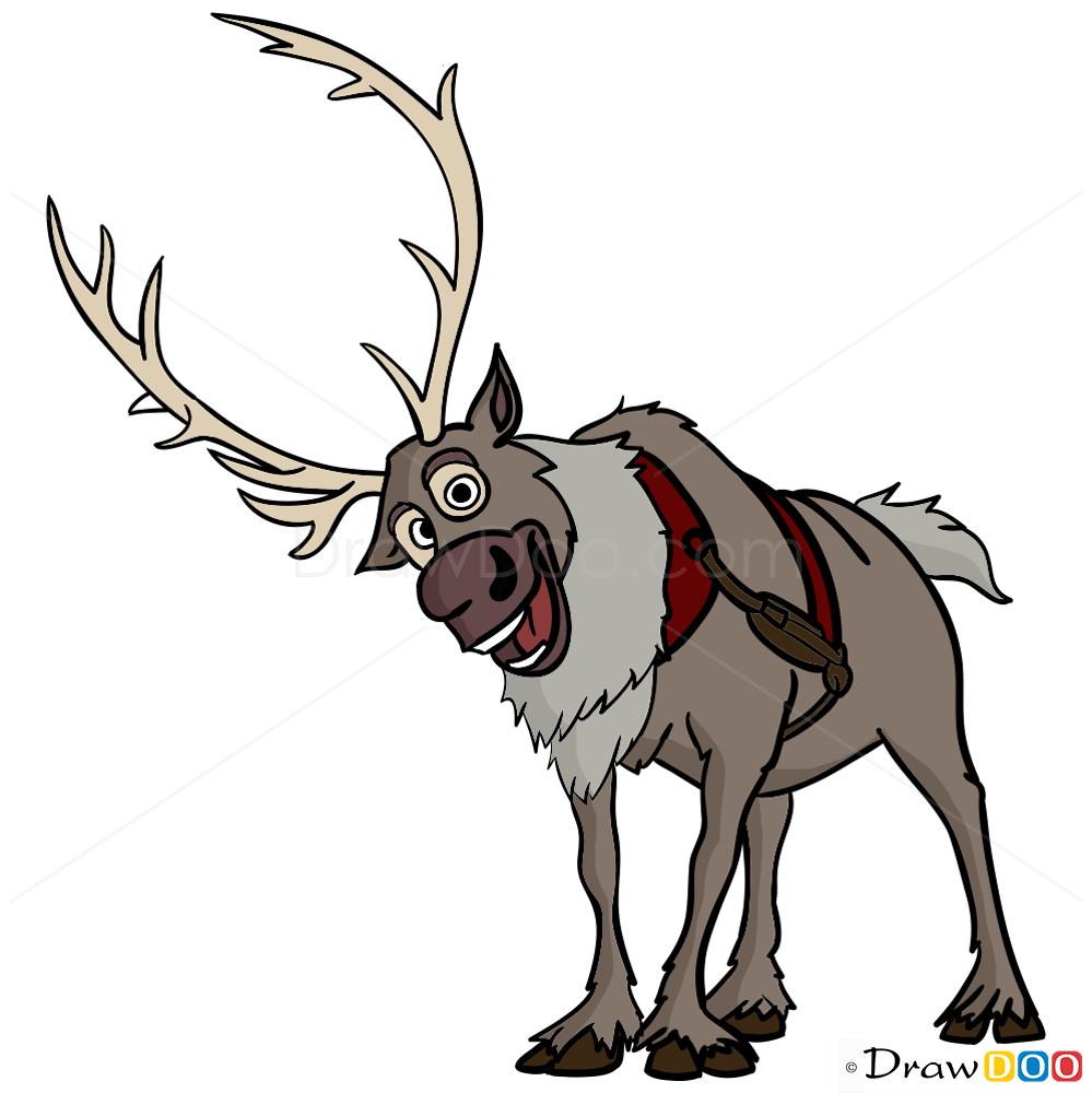 How to Draw Sven, Frozen