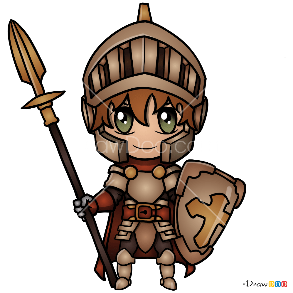 How to Draw Chibi Knight, Knights