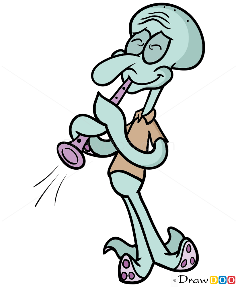 How to Draw Squidward, Spongebob