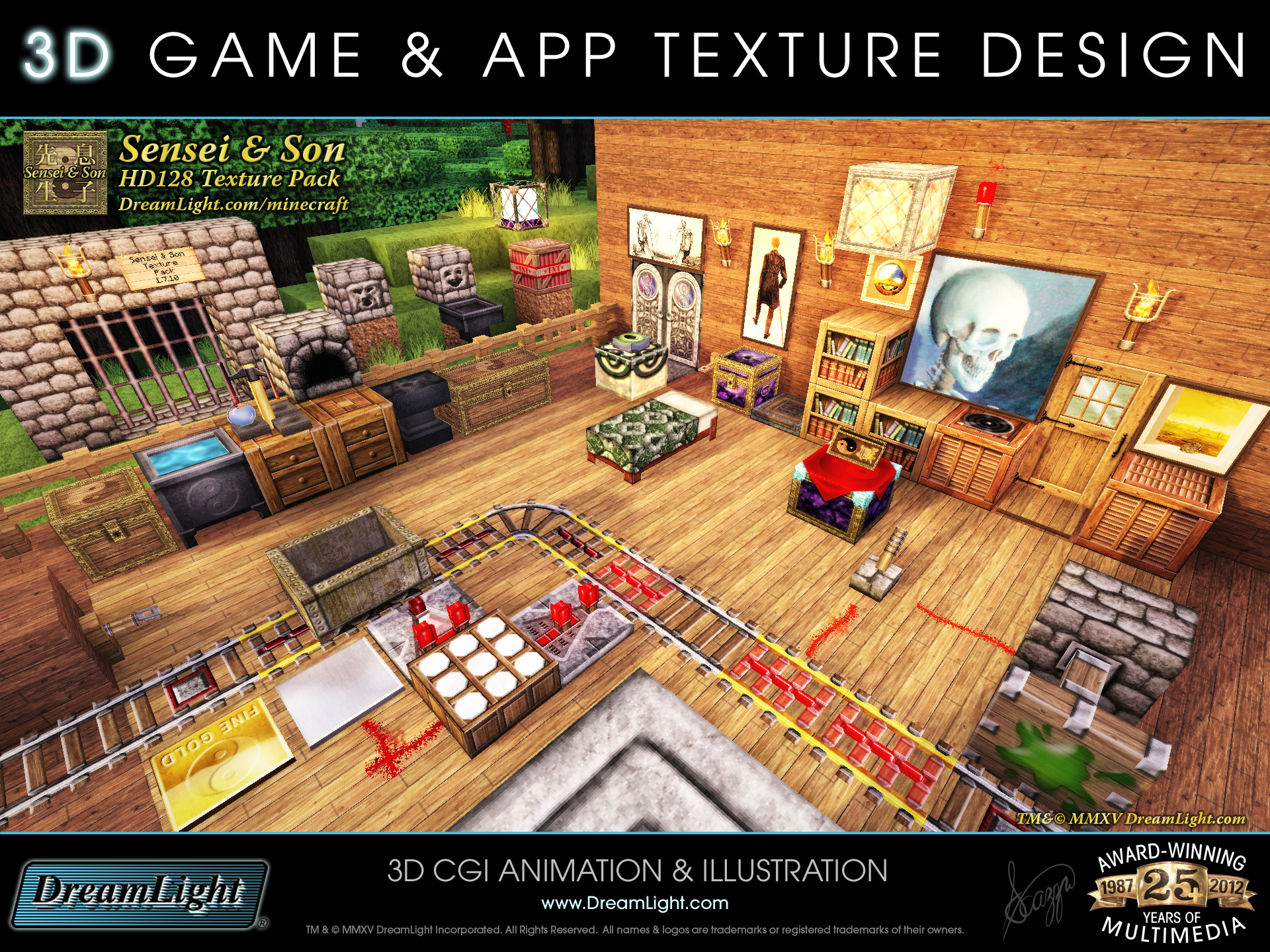 3D Game App Texture and Graphics Design Minecraft