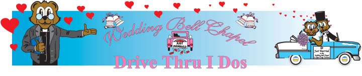 Drive Thru Wedding Ceremony at Wedding Bell Chapel, Pigeon