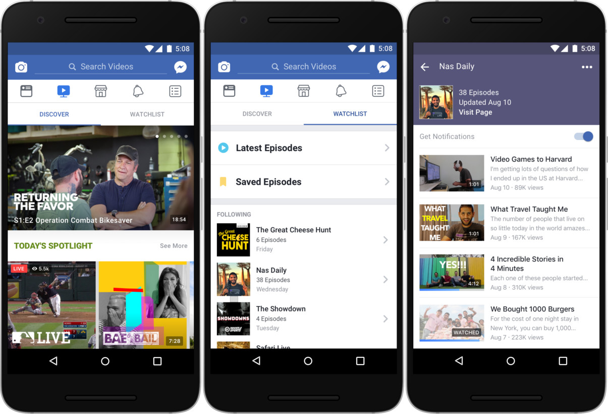 Facebook Watch novo concorrente do YouTube Dudu Rocha Tudo para um