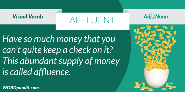 Meaning of Affluent