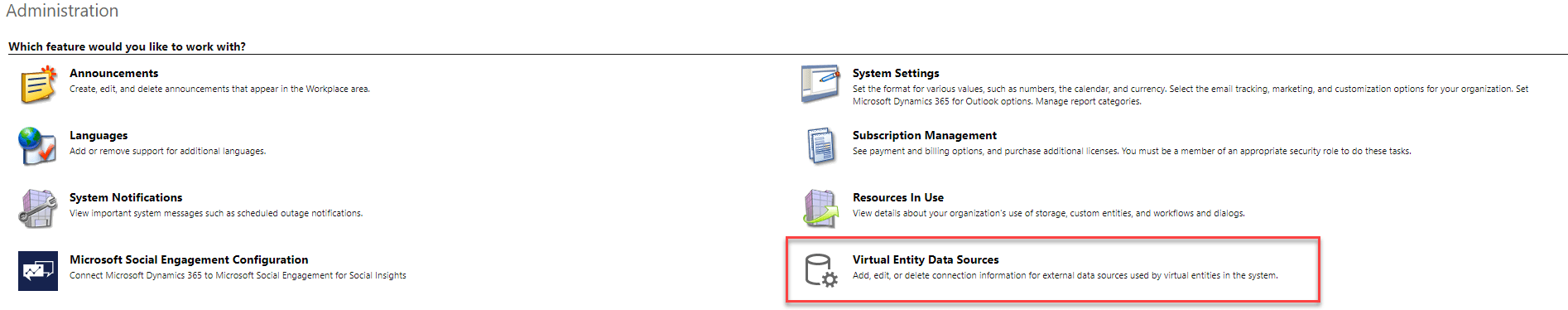 Setting up Virtual Entities for Microsoft Dynamics 365