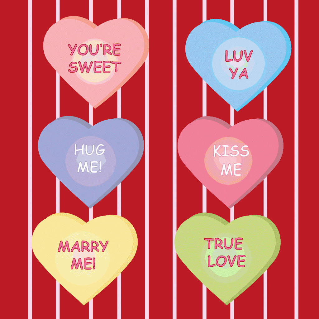 What Does Your Favorite Candy Heart Say? Eat Out, Eat Well